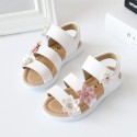 2022 clearance girls' sandals princess shoes summer Korean children's beach shoes baby shoes three flower Roman shoes tide